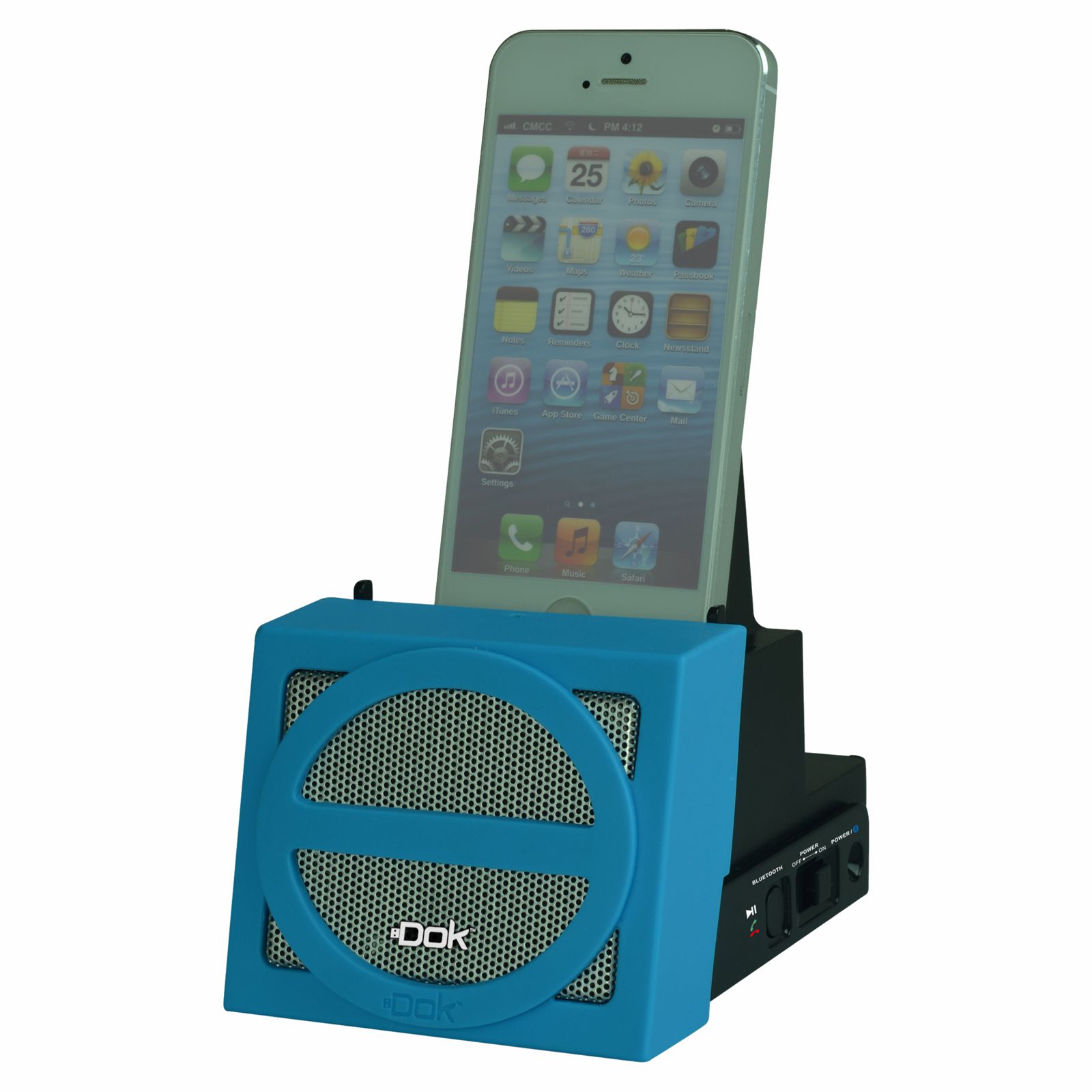 CR12BL - Portable Universal Cradle with Speaker System (Bluetooth), Rechargeable Battery (Blue Face) CR12BL - Portable Universal Cradle with Speaker System (Bluetooth), Rechargeable Battery (Blue Face)